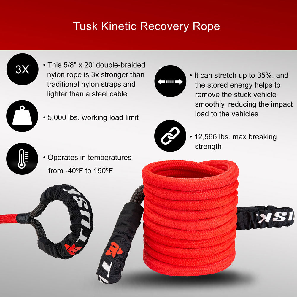 Tusk UTV Kinetic Recovery Kit