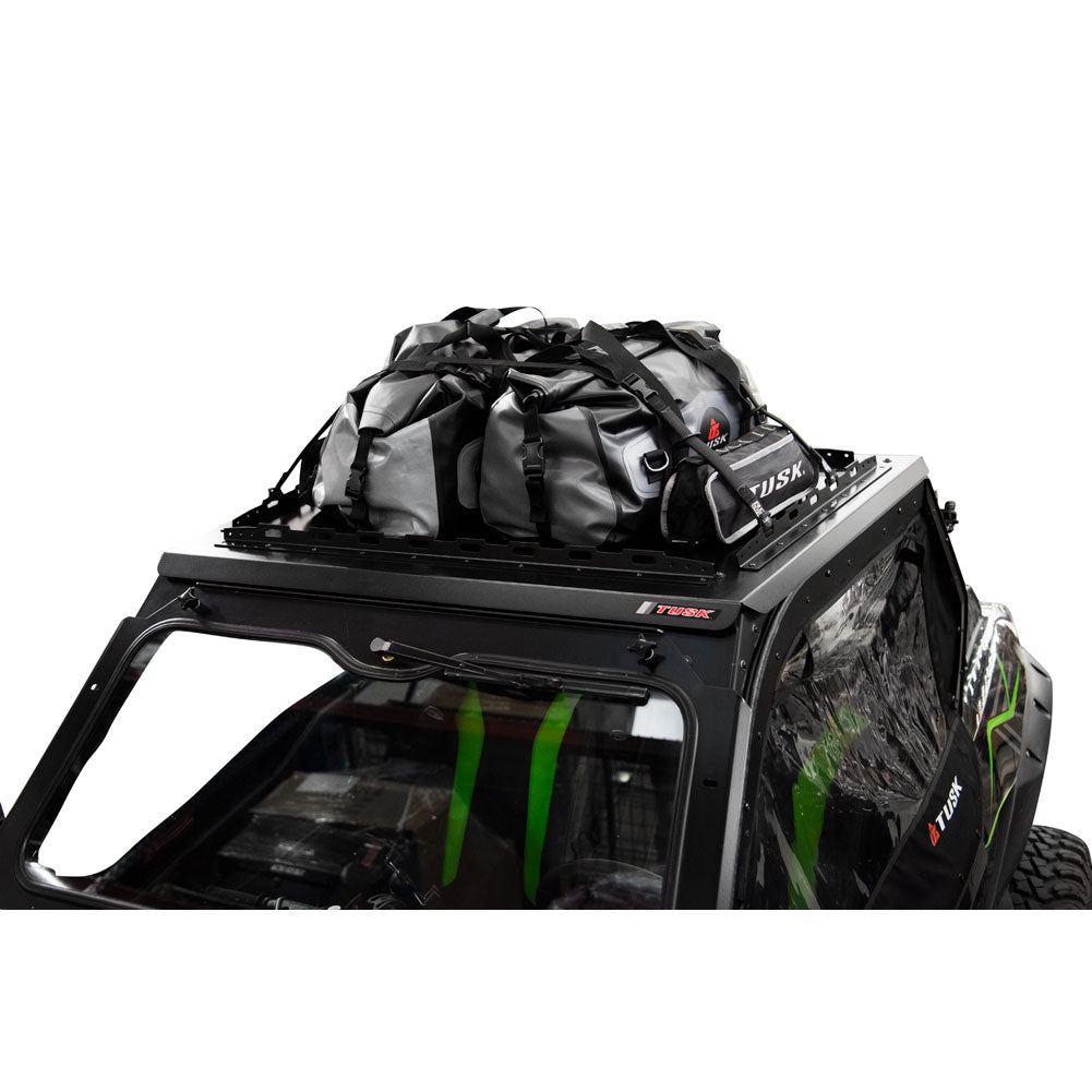 Tusk UTV Profile Aluminum Roof with Tusk UTV Cargo Rack - Roof