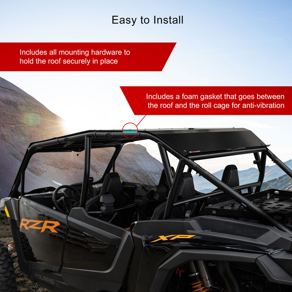 Tusk UTV Profile Roof | Polaris RZR XP 4 24+ - Roof