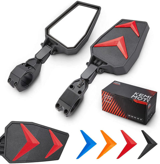 Universal Color Side Rear View Mirror For 1.75’’-2’’ UTV Roll Bar