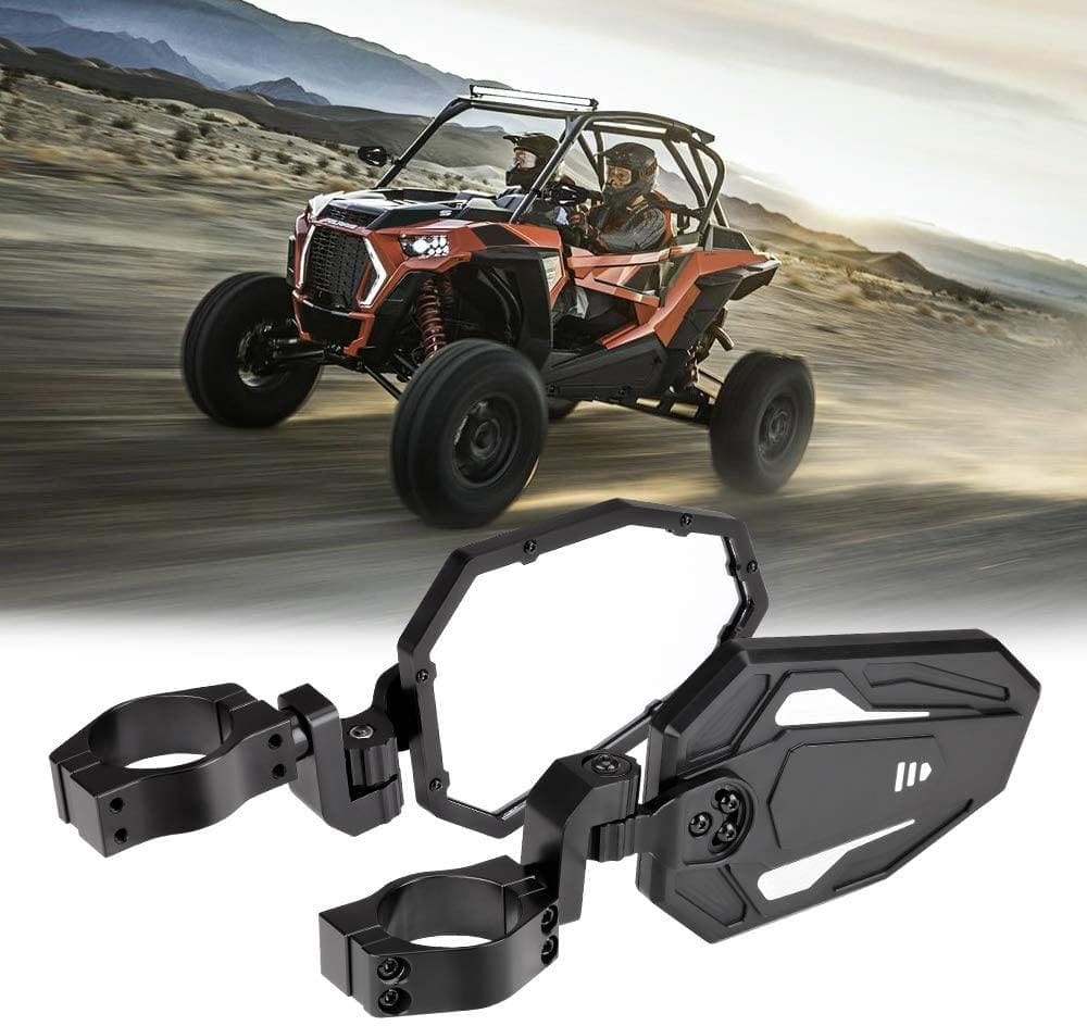 UTV 1.65’’-2’’ Rear View Mirror & 1.75’’-2’’ Adjustable Side Mirror