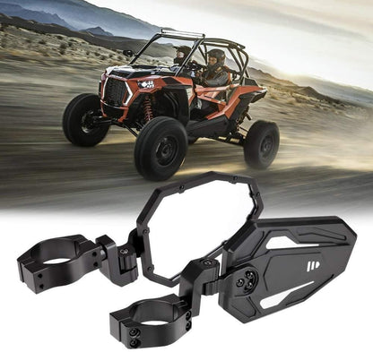 UTV 1.65’’-2’’ Rear View Mirror & 1.75’’-2’’ Adjustable Side Mirror