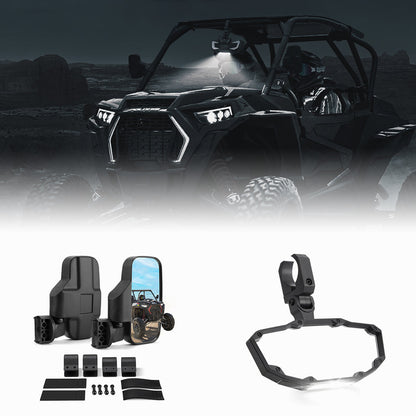 UTV 1.75’’ / 2’’ Side View Mirrors and Center Mirror - Mirrors