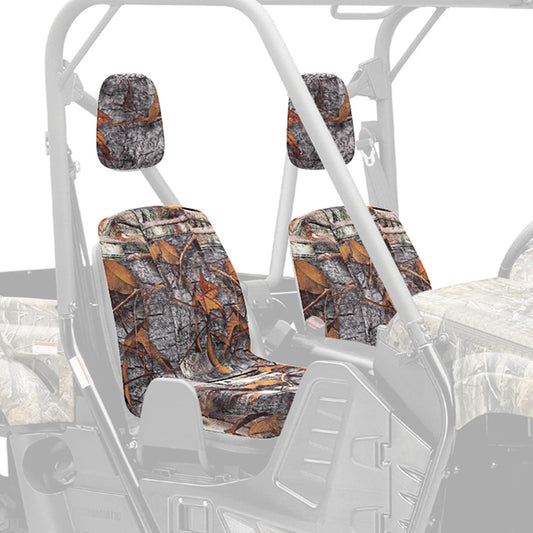 UTV Camo Bucket Seat Cover with Back Seat Cover Fit Yamaha Rhino