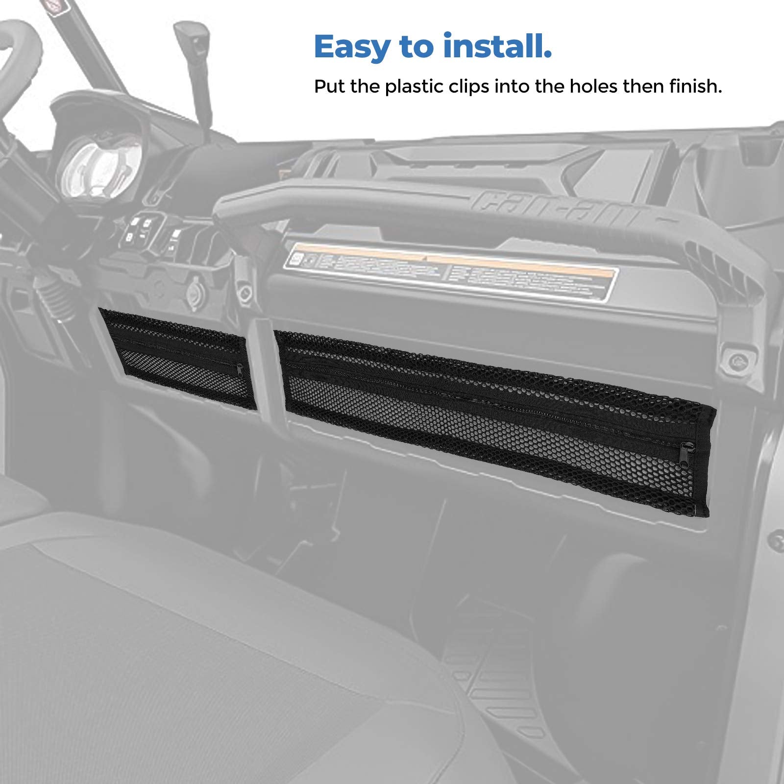 UTV Dash Net Kit for Can Am Defender HD5 HD8 HD10 MAX 2017-2023