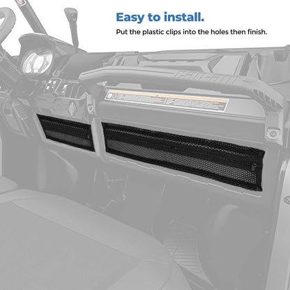 UTV Dash Net Kit for Can Am Defender HD5 HD8 HD10 MAX 2017-2023