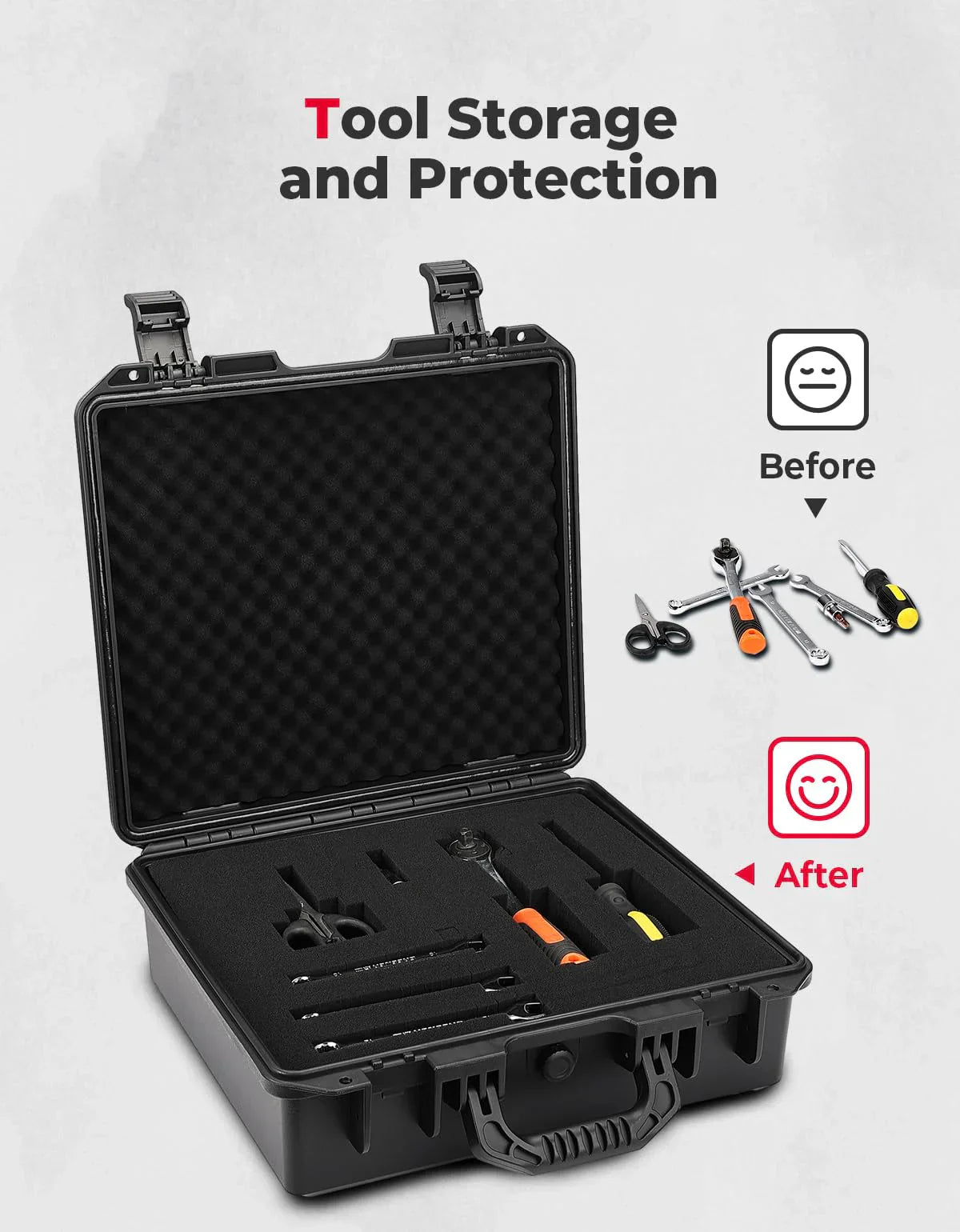 UTV DIY Tool Box Tool Case Box For Pioneer 1000 1000-6