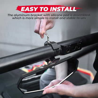 UTV Rear View Mirror for 1.6’’-2’’ Roll Bar Cages