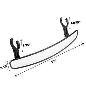 UTV Rearview Mirror (for 1.75-2 inch Roll Bar)