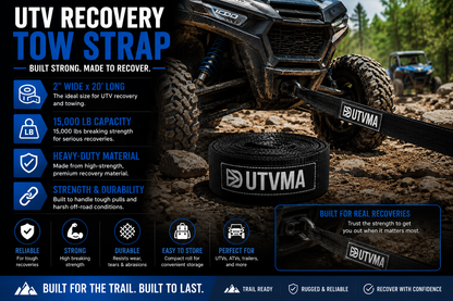 UTV Recovery Tow Strap - Towing