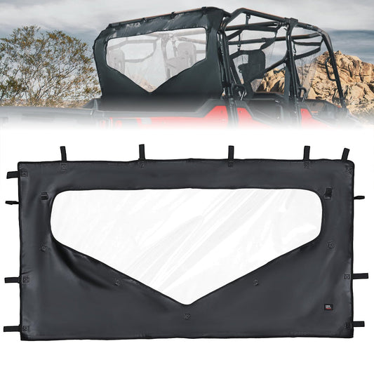 UTV Roll Up/ Down Soft Rear Window For Pioneer 1000 2016 +