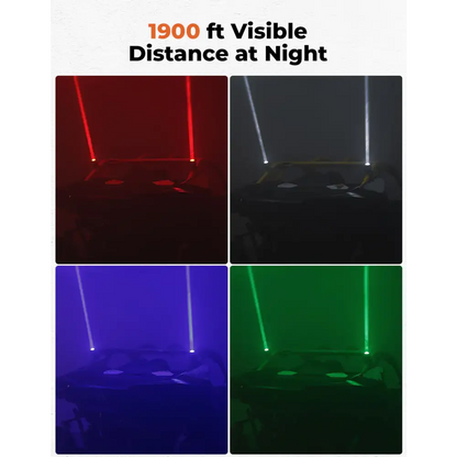 UTV Spot Beam Pod Lights w/ 1.5’’-2’’ Tube Clamp Kit for Can-Am Polaris CFMOTO