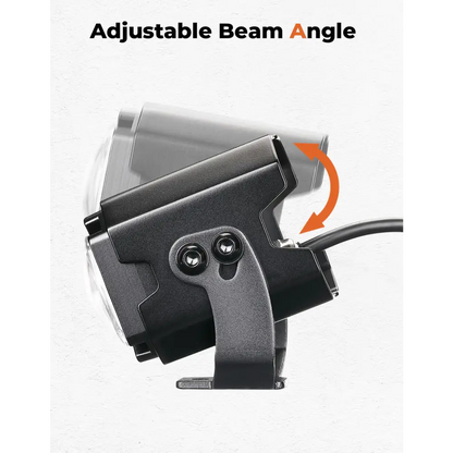 UTV Spot Beam Pod Lights w/ 1.5’’-2’’ Tube Clamp Kit for Can-Am Polaris CFMOTO