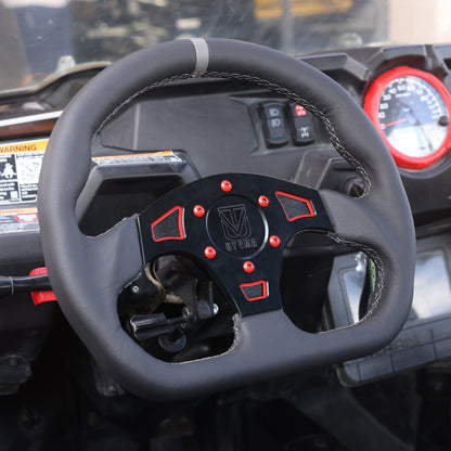 UTVMA DriftX Leather Steering Wheel With Hub - Steering Wheel