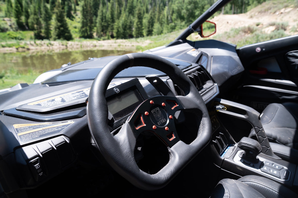 UTVMA DriftX Leather Steering Wheel With Hub - Steering Wheel