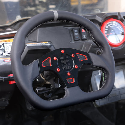 UTVMA DriftX Leather Steering Wheel With Hub - Steering Wheel
