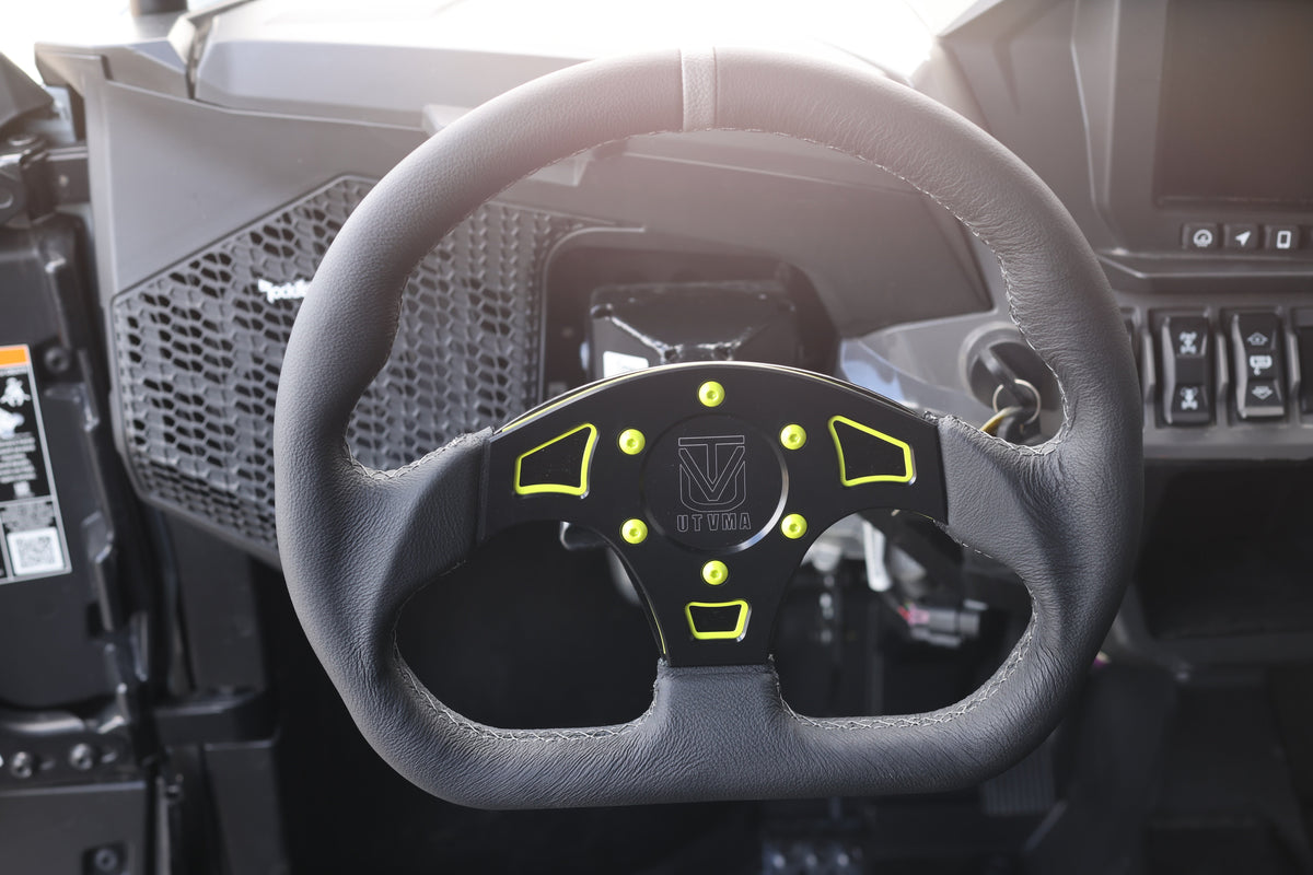 UTVMA DriftX Leather Steering Wheel With Hub - Steering Wheel