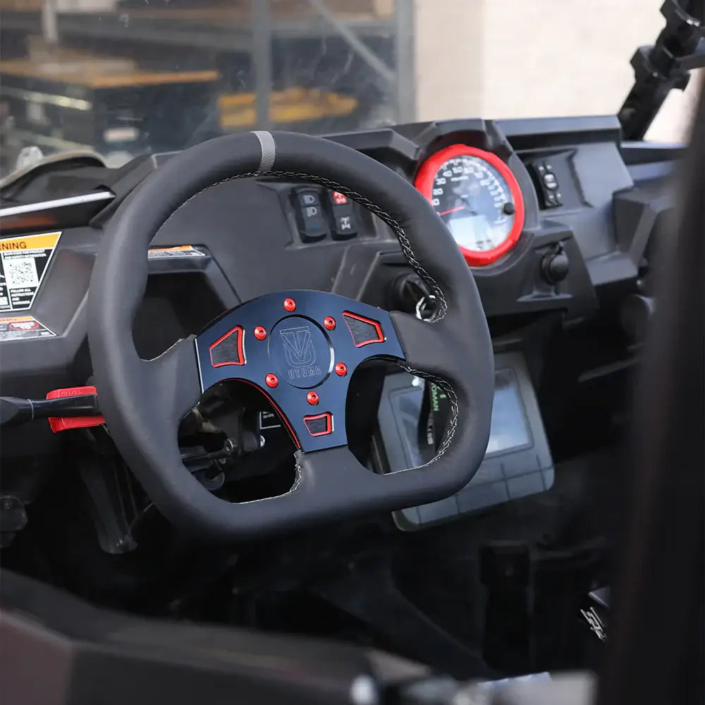 UTVMA DriftX Leather Steering Wheel With Hub