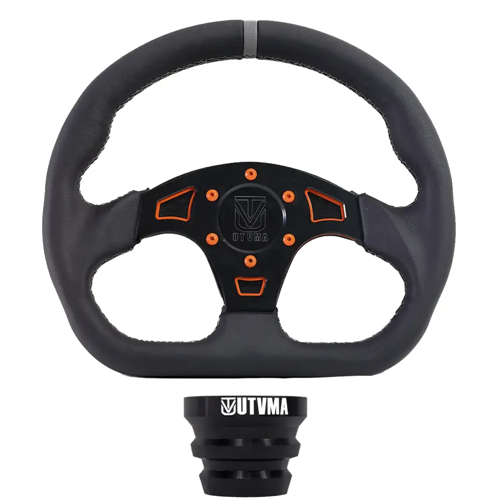 UTVMA DriftX Leather Steering Wheel With Hub