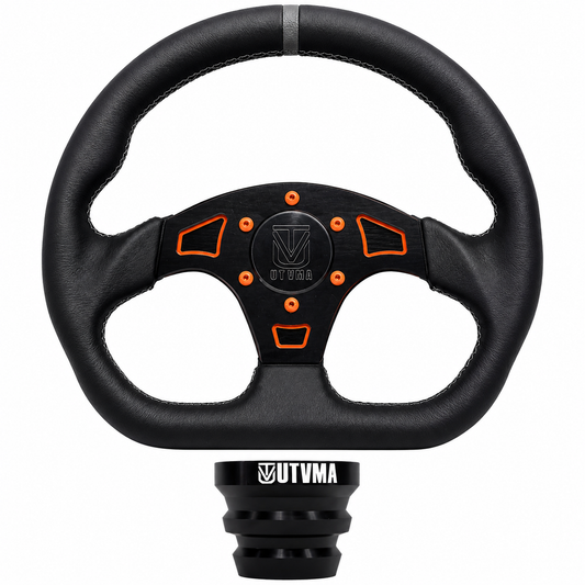 UTVMA DriftX Leather Steering Wheel With Hub - Steering Wheel