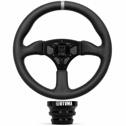 UTVMA Octane Leather Steering Wheel With Hub - Steering Wheel