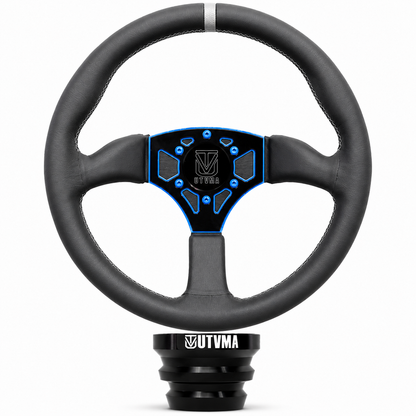 UTVMA Octane Leather Steering Wheel With Hub - Steering Wheel