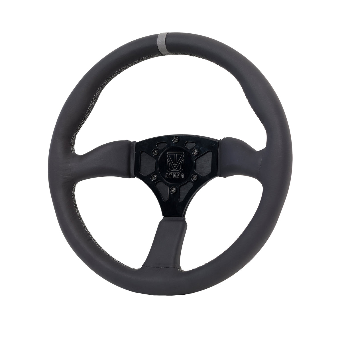 UTVMA Octane Leather Steering Wheel With Hub - Steering Wheel