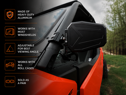 UTVMA Side View Mirrors - Mirrors