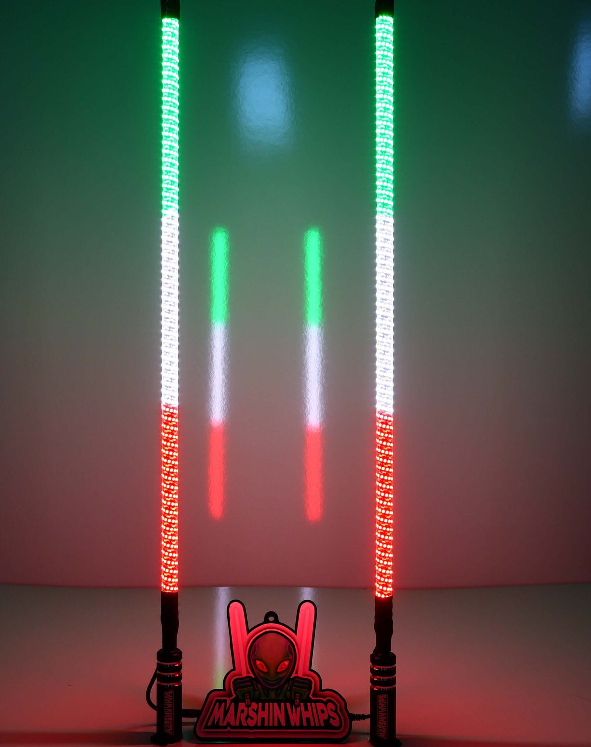 V2 Black Out LED Whip Set | Sleek Off-Road UTV Lights - Whip