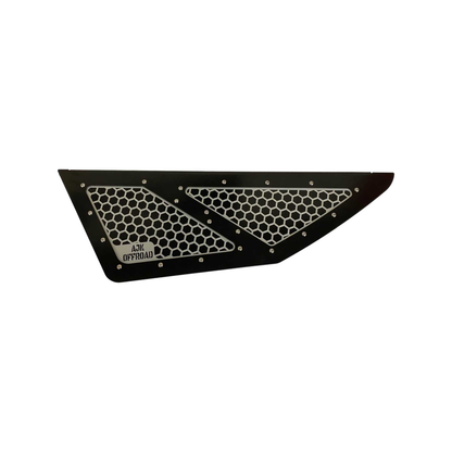 Vented Honda Talon Lower Doors - Front / Silver / Yes - Doors