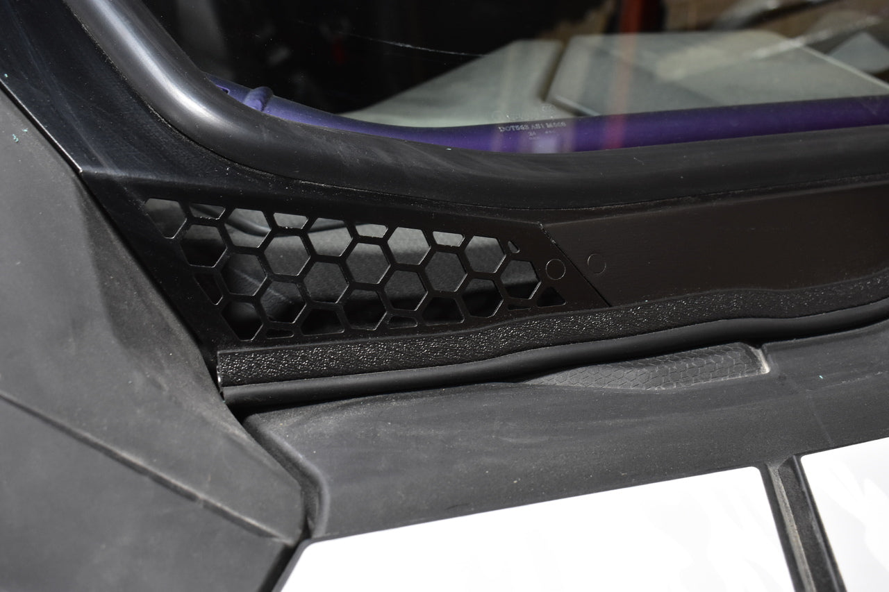 Voodoo Riders 2025+ Pro Xp/Turbo R/Pro R Full Glass Windshield (Updated) - Glass Front Windshield