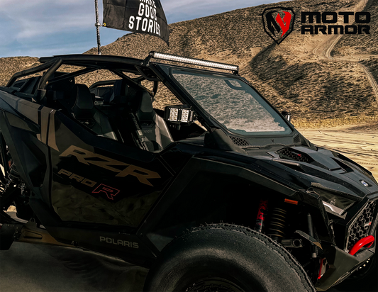 Voodoo Riders Super Fast 2025+ windshield - Glass Front Windshield