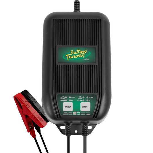WaveCharge 2-Bank 12V 6 Amp Battery Charger and Maintainer - Battery