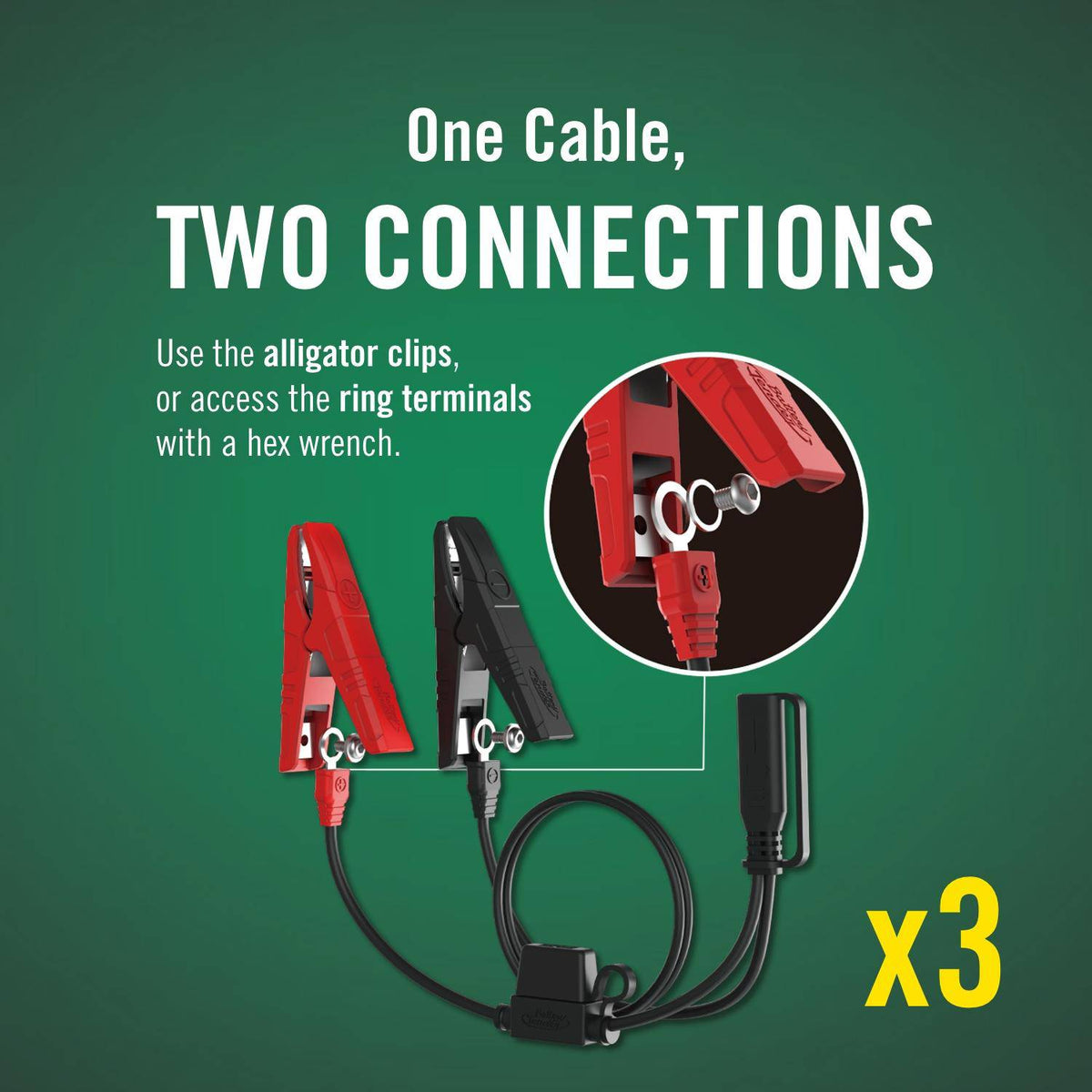 WaveCharge 3-Bank 12V 9 Amp Battery Charger and Maintainer - Battery