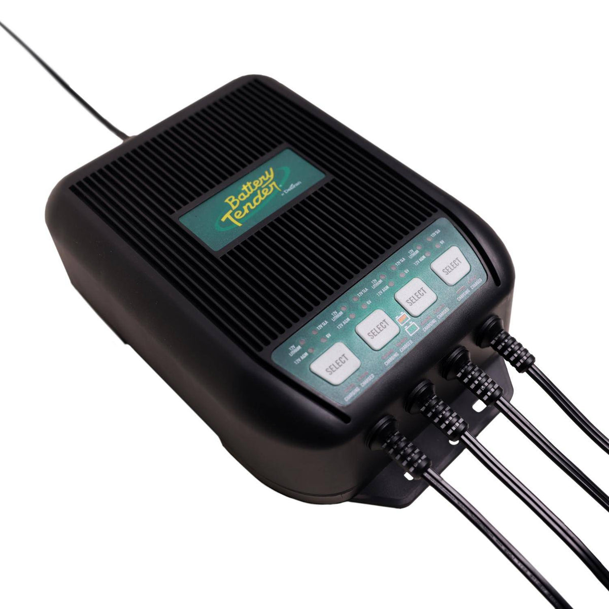 WaveCharge 4-Bank 12V 12 Amp Battery Charger and Maintainer - Battery