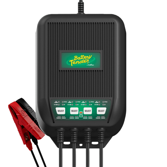 WaveCharge 4-Bank 12V 12 Amp Battery Charger and Maintainer - Battery