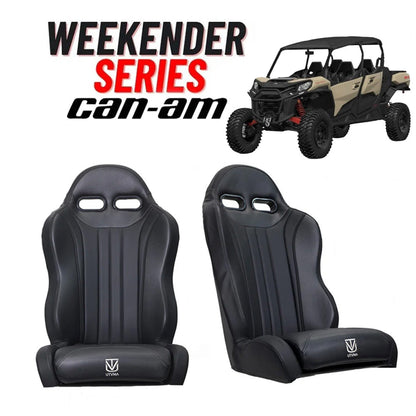 ’Weekender’ Series Pair of Front Suspension Bucket Seats Commander MAX (2021+) - Bucket Seats