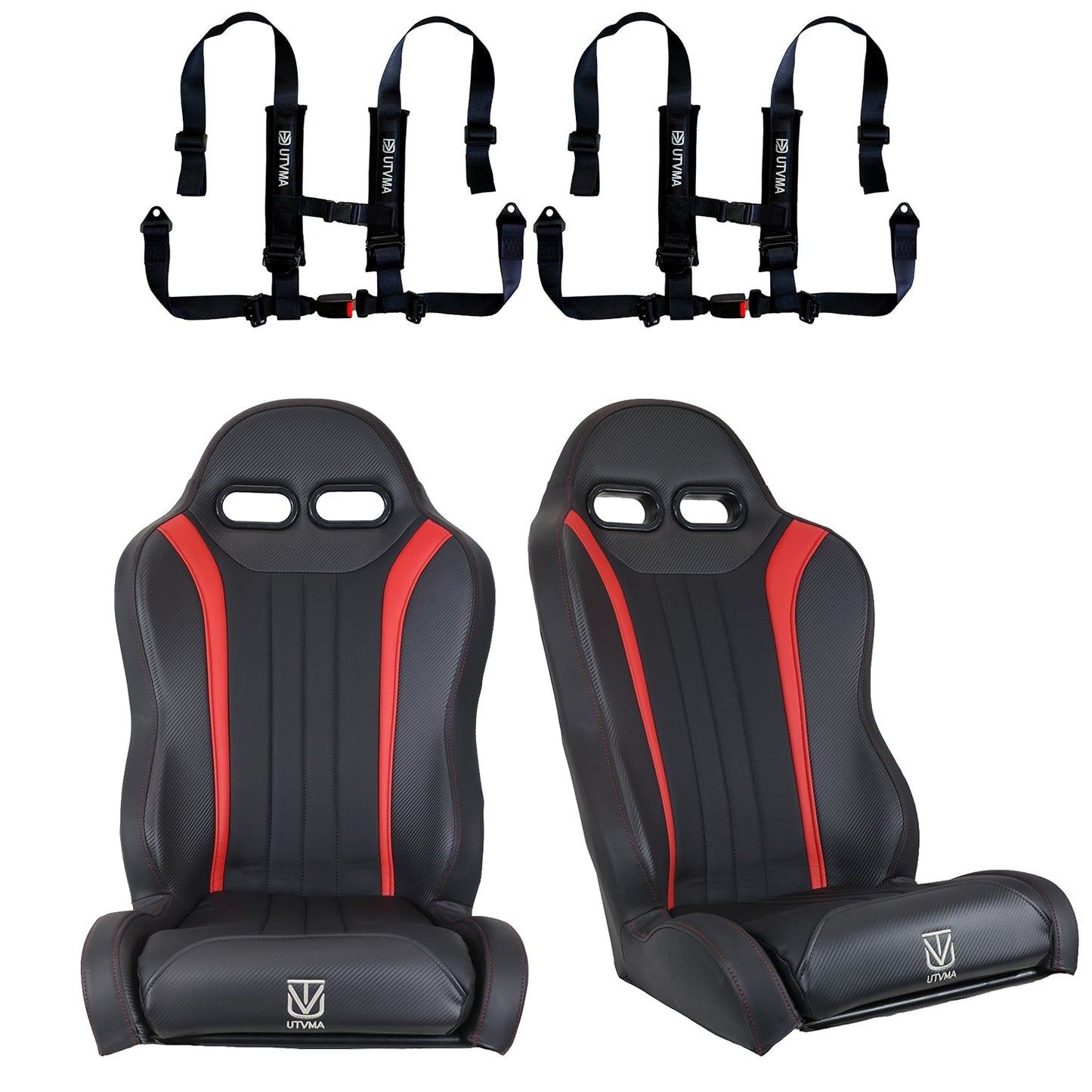 ’Weekender’ Series Pair of Front Suspension Bucket Seats Commander MAX (2021+) - Bucket Seats