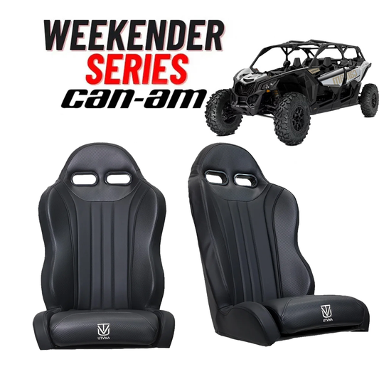 ’Weekender’ Series Pair of Front Suspension Bucket Seats Maverick X3 2 or 4 Seater (2017+) - Bucket Seats