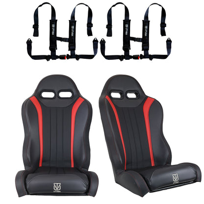’Weekender’ Series Pair of Front Suspension Bucket Seats RZR 570 (2012-2022) - Bucket Seats