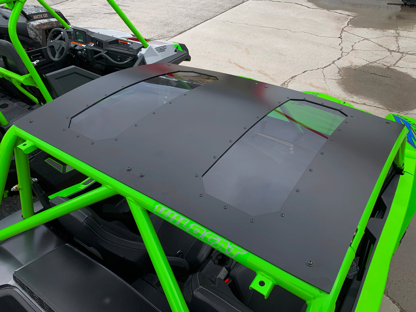 Wild Cat Aluminum Roof with Sunroof - Black - Roof