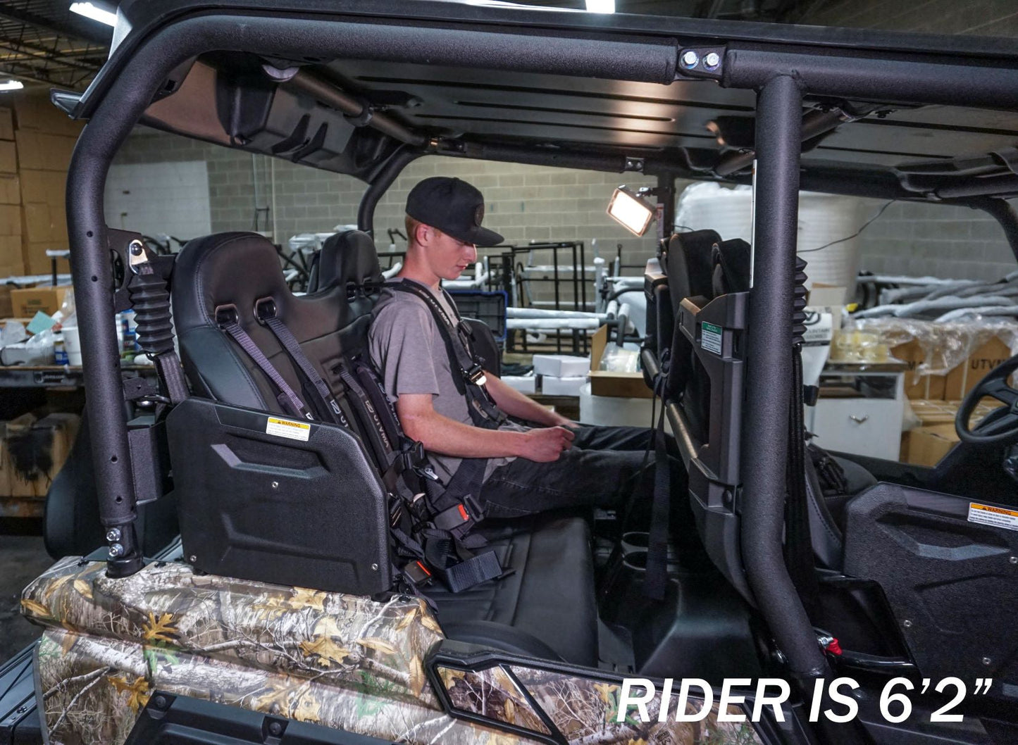 Wolverine RMAX 4 Compact Rear Bench Seat (2025+) - Bench Seat