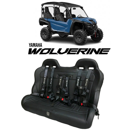 Wolverine RMAX 4 Compact Rear Bench Seat (2025+) - Bench Seat