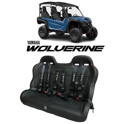 Wolverine RMAX 4 Compact Rear Bench Seat (2025+) - Bench Seat