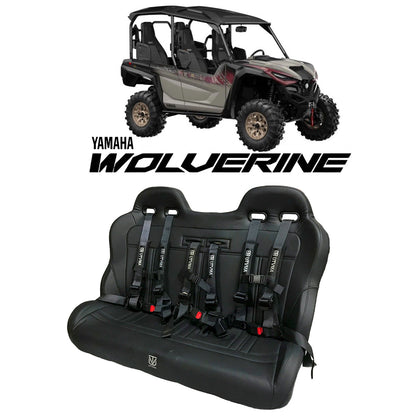Wolverine RMAX 4 Rear Bench Seat (2021-2024) - Bench Seat