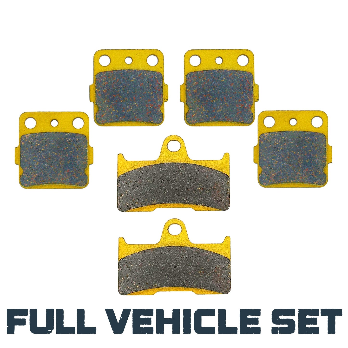 Yamaha Grizzly 660 2002-2008 Ceramic Brake Pad Set - Brake Pads