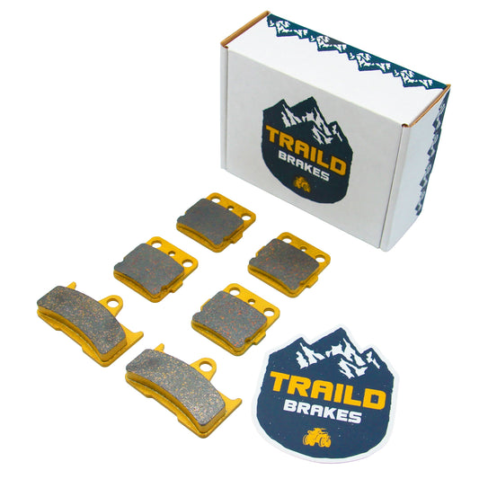Yamaha Grizzly 660 2002-2008 Ceramic Brake Pad Set - Brake Pads