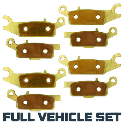 Yamaha Grizzly 700/550 2007-2026 Brass Brake Pad Set - Complete Vehicle Set - Vehicle Parts & Accessories