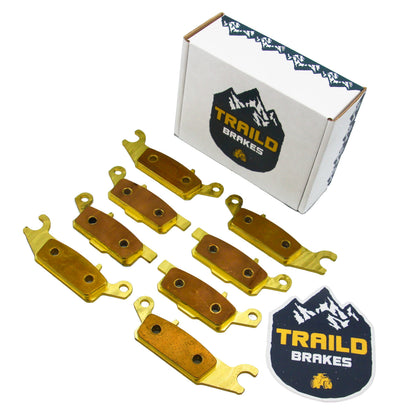 Yamaha Grizzly 700/550 2007-2026 Brass Brake Pad Set - Vehicle Parts & Accessories