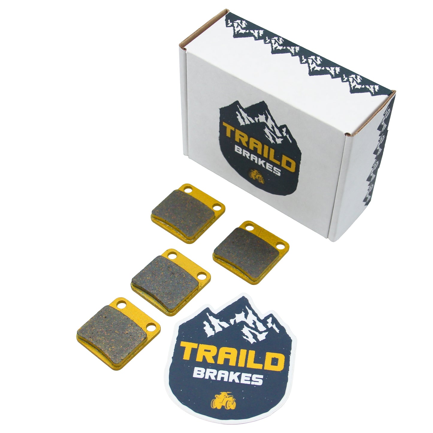 Yamaha Kodiak 450 2018-2026 Ceramic Brake Pad Set - Brake Pads